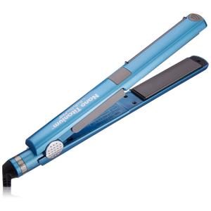 BaBylissPRO Nano Titanium Flat Iron Hair Straightener, 1" Curved Styler for Professional Salon Results and All Hair Types
