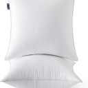 MIULEE 20 x 20 Pillow Inserts (Set of 2) -Throw Pillows for Couch Sofa.one is cut