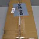 WOPITUES Floating Shelves with Gold Metal Guardrail, Shelves for Wall Decor Set of 3, Wall Shelves for Bedroom, Bathroom, Kitchen, Living Room, Plants, Picture Frames, Art- Black and Gold (15.7 inch)