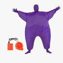 Qshine Adult Inflatable Full Body Jumpsuit Cosplay Costume Halloween Funny Fancy Dress Blow Up Party Toy