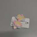 Glitter Bow Hair Clip 4 Layers Sparkly Sequin Hair Bows 3.6 Inch Kids Girls Holiday Cheer Hair Accessories for Christmas Birthday, Rainbow