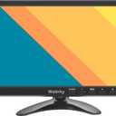 10.1 inch Small Monitor (1920x1200) 178 Screen Display with HDMI VGA AV BNC USB for PC Laptop Computer, Kitchen Monitor Built-in Speaker, VESA, Remote Control