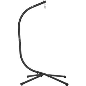 FDW Hammock Chair Stand, Outdoor Solid Steel Heavy Duty Construction for Hanging Hammock, Hanging Stand Max Load 400 LBS Air Porch Swing - 360 Degree Rotation