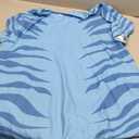 Blue Jungle Tiger Shirt for Women - Adult Teens T Cosplay Halloween Costumes (X-Large)