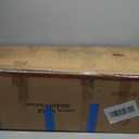 6ft Snow Flocked Hinged Christmas Tree w/Berries & Poinsettia Flowers