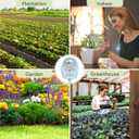 4-in-1 Soil Moisture Meter, Moisture Meter for Plants, Soil Ph Meter, Tester for Moist, Light, Nutrients, pH, Great for Garden, Lawn, Farm, Indoor & Outdoor UseNo Battery Required, Blue