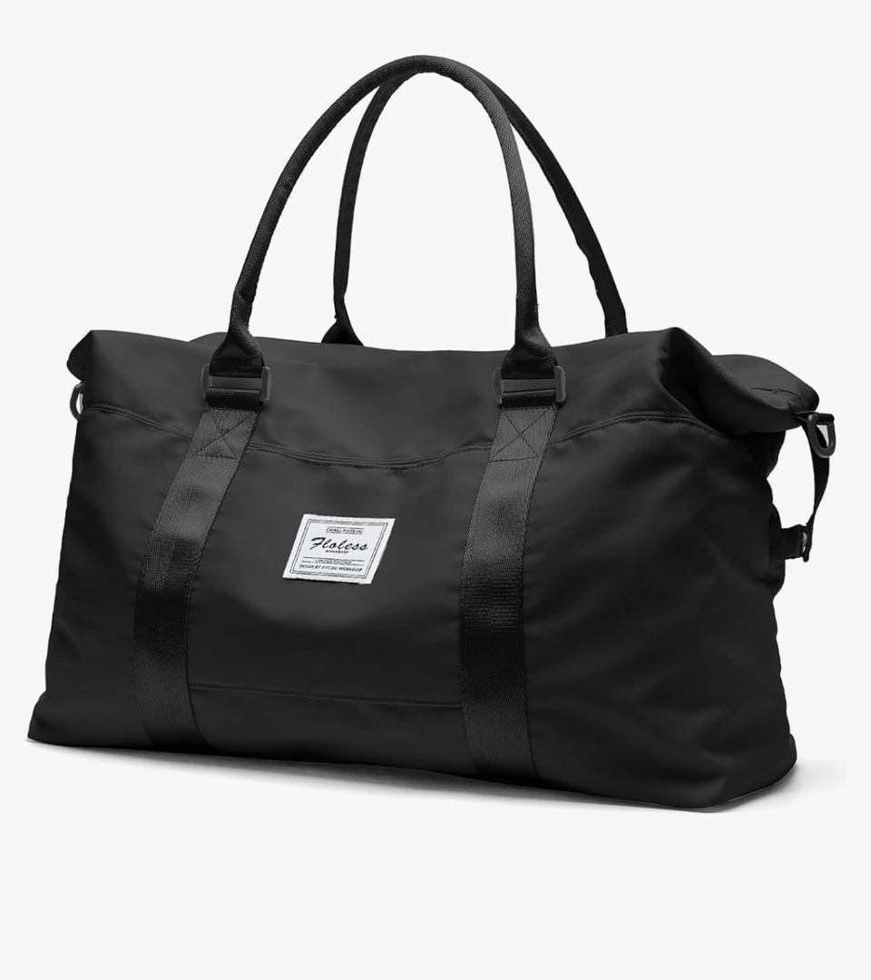 HYC00 Travel Duffel Bag,Carry-on Overnight Weekender Bags for Women,Sports Tote Gym Bag with Wet Pocket