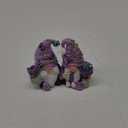 Hodao 2PCS Lavender Dream Gnome Set - Purple Fragrance Wonderland Journey Spring Swedish Tomte Elf Dwarf Figurines Summer Gnome Indoor Home Decor Gift (Lavender)