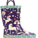 Western Chief Kids Unicorn Dreams Rain Boot, Purple, 8