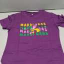 Rwabing Fat Tuesday Shirts for Women Carnival T-Shirt New Orleans Party Tee Tops Size S