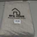BFS HOME Linen Duvet Cover - Soft Breathable Cotton Linen Blend, 3-Pieces Bedding Set with 2 Pillowcases, Stonewashed Texture, Khaki, All-Season Comfort, 89x81inch 