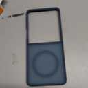 RALEAVO for Samsung Galaxy Z Flip 7 FE/Z Flip 6 Case Strong Magnetic Case [Compatible with Magsafe] Slim Shockproof Protective Phone Cover with Translucent Hard Back,Blue