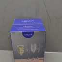 Mikasa Cheers Crystal Champagne Flutes Set, 3 Piece, Champagne Glasses with Quirky Designs, 250ml, White