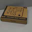 Vanplay Montessori Busy Board for Toddlers - Wooden Montessori Toys, Aesthetic Sensory Activity for Fine Motor Skills, Travel Busy Board Educational Sensory Toys for Boys and Girls