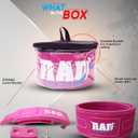 RAD Weight Lifting Belts Powerlifting and Weightlifting Belt with Lever Buckle, 10mm (Pink, XL)