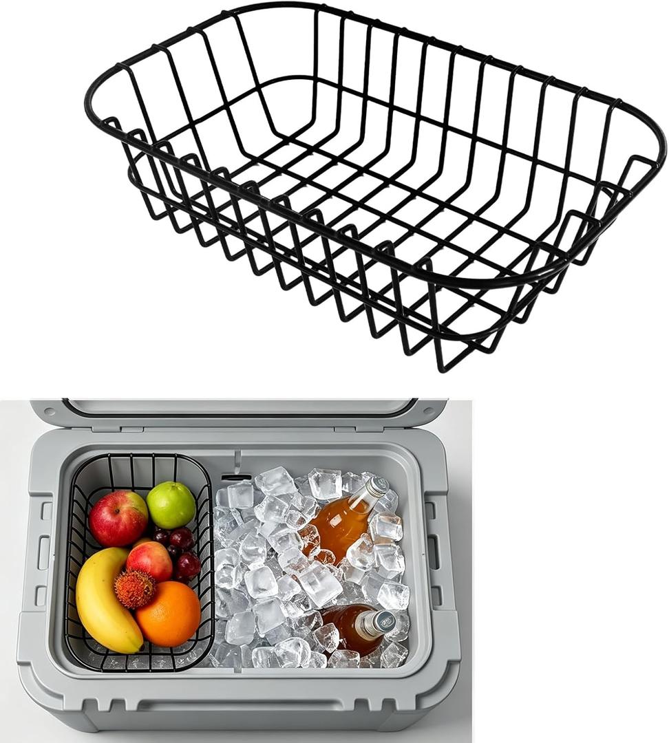 Cooler Basket for Yeti Roadie 48 and roadie 60, YETI Tundra Haul Ice Chest, Coolers Accessories - Keep Food Dry & Organized-Basket for Perfect for Camping Trips or Outdoor Parties.(1-Pack)