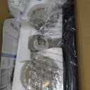 PRESDE Crystal 3 Light Bathroom Vanity Lights Black and Gold Bathroom Lights Fixtures Over Mirror Modern Bath Wall Lighting