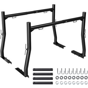 Extendable Truck Ladder Rack, Non-Drilling, 800 lb Capacity