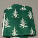 Forest Green Christmas Hand Towels for Bathroom Set of 2 White Xmas Tree Print Holiday Themed Decorative Handtowels Soft Absorbent Bath Towel for Home Guest Room Hotel Gym Spa