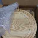 3-Pack Wood Plant Stands Indoor, Single Plant Stand for 6-12 Inch Pots, Mid-Century Modern Plant Stool, Tall Plant Stand for Large Plants for Living Room, Balcony, Office (Light Brown (light burnt color)