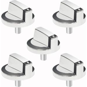 W10284885 Gas Stove Knobs 5 Pack Compatible with Whirlpool Range Oven Burner Accessories Replacements Part W10284885,WPW10284885,1874811,AP6018699,PS11752001,EAP11752001,PD00005137