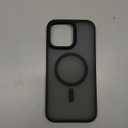 TORRAS Magnetic Shockproof for iPhone 16 Pro Max Case, [Fit for MagSafe] [MilitaryGrade Drop Tested] Translucent Slim Protective for iPhone 16 Pro Max Case AntiFingerprint AntiScratch, Black