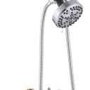 2 Handle Shower Faucet Set Shower System Complete 2 in 1 Shower Combo Set with Handheld Showerhead Shower Trim Kit Wall Mounted Shower Fixtures Chrome