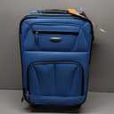 Rockland Pasadena Expandable Spinner Carry-on 19", Blue
