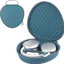 Headphone Case for AirPods Max Hard Portable Over Ear Headphone Carrying Case, Wireless Headphone Storage Protective Case for Travel Home (Blue)