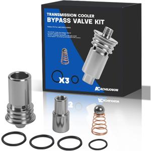 STL010 Transmission Cooler Bypass Valve Kit  Upgrade for GM 6L80/90, 8L80/90, 10L90 (2014+). Thermal bypass improves cooling. Fits 6L80 & more. Superior Solutions Bypass Kit.