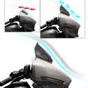8" Wave Windshield Windscreen Compatible with Harley Davidson CVO Street Glide FLHXSE '23-up, Street Glide FLHX '24-up, FLXHU '25-up (Bright Forged)