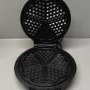 Mueller Heart 5 Waffle Maker, Waffle Iron, Adjustable Browning Control & Nonstick, Cool Touch Handle, Easy to Clean, Small Kitchen Appliances