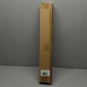 Decopolitan 5/8" Cap Curtain Rod Set, 28 to 48 Inches, Black