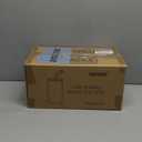 16 Oz Drinking Glasses with Bamboo Lids and Glass Straw - 8 Pcs Glass Cups Beer Ice Coffee Glasses Cute Aesthetic Cup Great for Coffee Bar Accessories Include 2 Cleaning Brushes