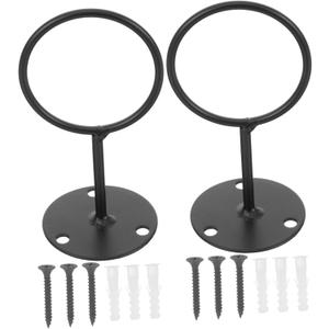 2sets Wall Mount Baseball Display Holder for Softballs and Golf Softball Organizer Rack Space-Saving Design Easy Installation Finish