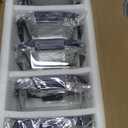 BOROHOUSE 5Pack Borosilicate Glass Containers with Tempered Lids, 35.2oz/4.4 Cup Airtight Meal Prep Set, Microwave/Freezer Safe (Blue)