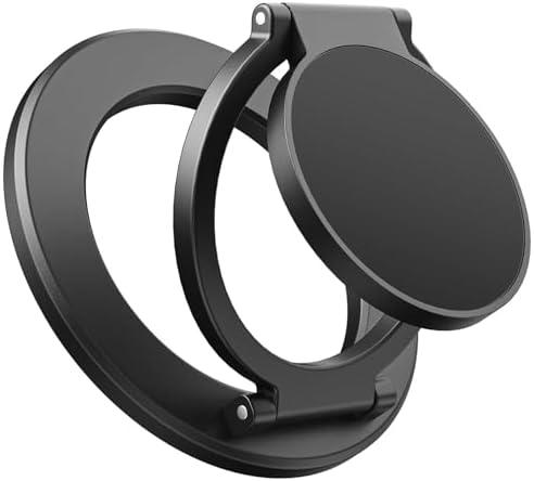 SUPERONE Magnetic Ring Holder for MagSafe Dual-Side Magnetics, Removable Gym Phone Grip with Kickstand for iPhone 17/16/15/14/13/12/ Series MagSafe Case All Phones Compatible with Magnetic Car Mount