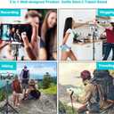 UBeesize 67'' Phone Tripod Stand & Selfie Stick Tripod, All in One Professional Tripod, Cellphone Tripod with Wireless Remote and Phone Holder, Compatible with All Phones/Cameras,Load capacity: 1.5 Kg