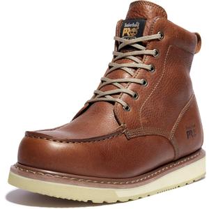 Timberland PRO Unisex Adult Pro Wedge 6 Inch Soft Toe Work Boots (Brown, 12)