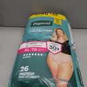 Depend Fresh Protection Adult Diapers, Incontinence & Postpartum Bladder Leak Underwear for Women, Disposable, Maximum, Extra-Large, Blush, 26 Count