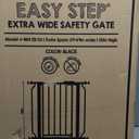 Wide Baby Gate for Stairs Doorways 30" Tall 34 to 38.5 Inch Wide Pressure Mounted Baby Gate Walk Through Child Gates for Kids or Pets Indoor Safety Gates