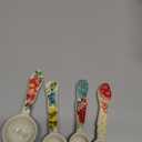 Pioneer Woman Vintage Floral Ceramic Measuring Spoons