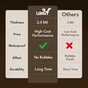 Uinkit 3.5mil 100Pack Clear Laminating Sheets, Menu Size, 11.5 x 17.5-Inch Laminate Pouches, Protector for Photo Papers, Use in Office School Supplies, Rounded Corner