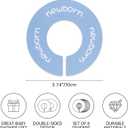 2 x Baby Closet Dividers - Set of 8 Round Double-Sided Clothes Dividers from Newborn to Toddler, Gender-Neutral Baby Clothes Organizer
