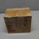 iDavosic.ly 5 Tier Rotating Earring Holder Organizer with Wooden Tray, Large Dangle Display Stands Tree with 285 Plastic Grooves, Adjustable Hoop Storage Rack, Space Saving Tower, Black & Brown