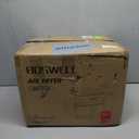 BOSWELL Glass Air Fryer, 7.5QT with Transparent Fry Bowl, Circulating Heating, Temperature Control, Air Fryer Roast, Dishwasher Safe (Black)