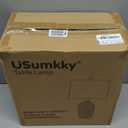 24 inch Vintage Ceramic Table Lamp with 5FT Cord - Single Farmhouse Rustic Bedside Lamp with Natural Textured Finish, Nightstand Lamps for Living Room, Bedroom, End Table Beige