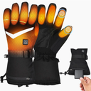 WWM Heated Gloves - Men & Women's Waterproof Hand Warmers with Rechargeable 7.4V 5000mAh Battery for Ski, Motorcycle, Working,M