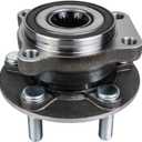 Autoround 513303 Front Wheel Bearing Hub Assembly Compatible with Subaru Forester 2009-2014, Impreza 2008-2014, WRX 2013-2014, XV Crosstrek 2013-2014, 5 Lugs w/ABS