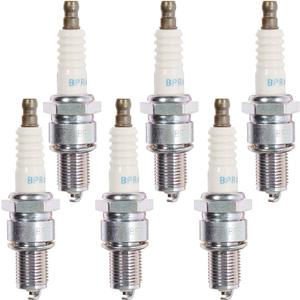 NGK (6578) BPR4ES SOLID Standard Spark Plug, Pack of 6